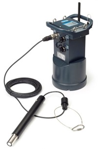 Hach-flow 900 with US9001B Ultrasonic Sensor with Ballast attached
