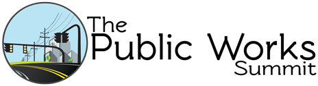 The Public Works Summit logo with a street scene